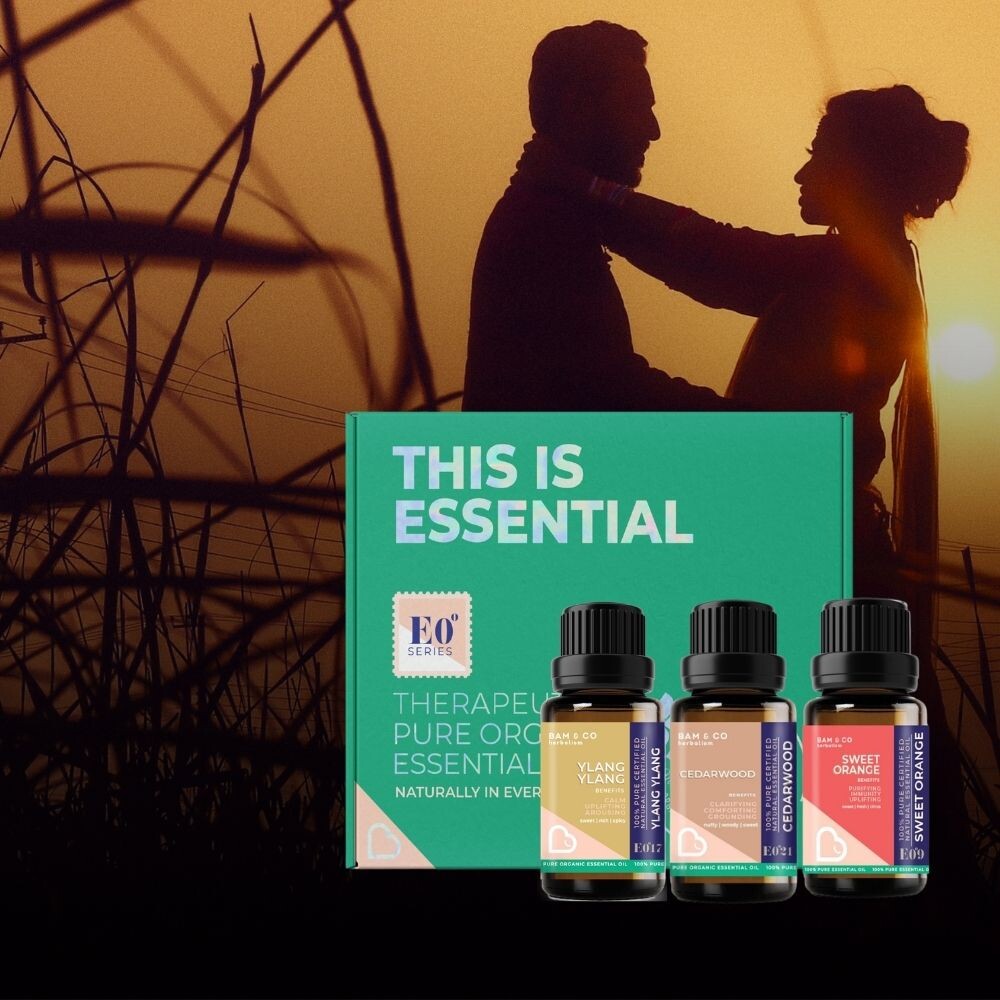 BAM & CO Sensuality Kit Pleasure Enhancer Organic Essential Oil – 3 Types of Oil 5ml / 10ml